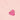 Acryl Herz Kette pink von Oh Funky