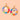 Bunte, runde Statement Hängeohrringe im Color Block Design. 