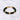 Kordelarmband Schwarz mit Messing