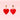 Rote Herz Ohrringe