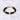 Schwarzes Kordel-Armband mit Messing. 