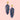 Lange, blaue Palmenblatt Statement Ohrringe von Oh Funky.