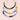 Mehrfarbige Colorblocking Halsketten aus Baumwolle und Edelstahl von Oh Funky.