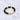 Oh Funky Statement Armband schwarz gold aus Polyamid und Messig. 