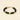 Klobiges, textiles Seil-Armband in gold und schwarz.