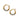 Zweifarbige Edelstahl Hoops Gold Silber von Oh Funky.